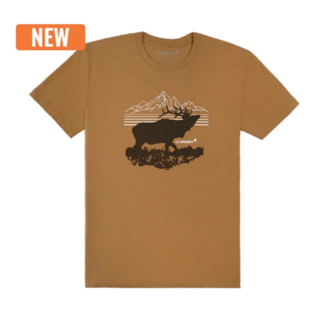 NWT MENS Orange GOHUNT Bugle Call Pumpkin Spice T Shirt